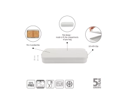 Brabantia - Ланч-бокс Make &amp; Take светло-серого цвета / артикул   202841  / GTIN 8710755202841
