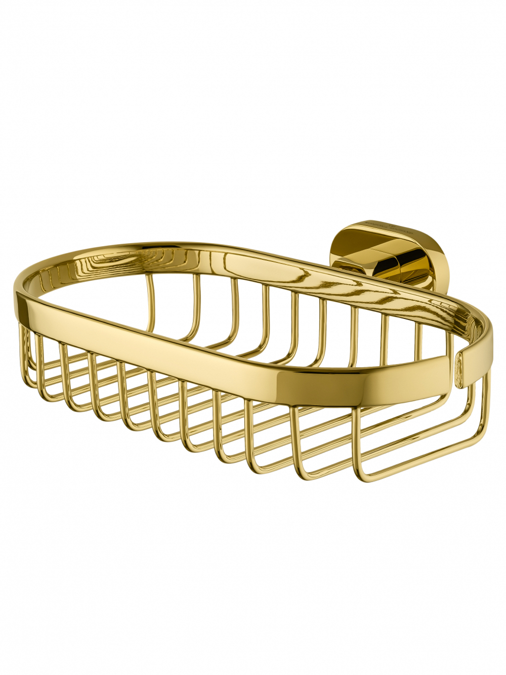 Мыльница с держателем WONZON & WOGHAND FIRST, Глянцевое золото (WW-8424-LG)