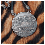 Серебряная монета-амулет «Тигр»