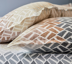 Постельное белье 2 спальное евро Blanc des Vosges Nuances Perle Франция