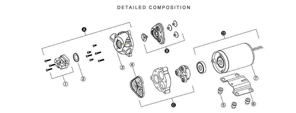 Насос мембранный 12B, 5,5 л/мин, 80 PS