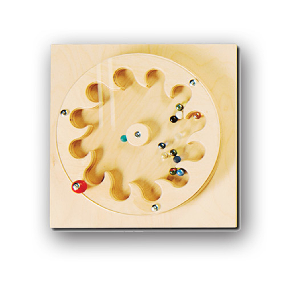 Тактильно-развивающая панель Лабиринт-цветок