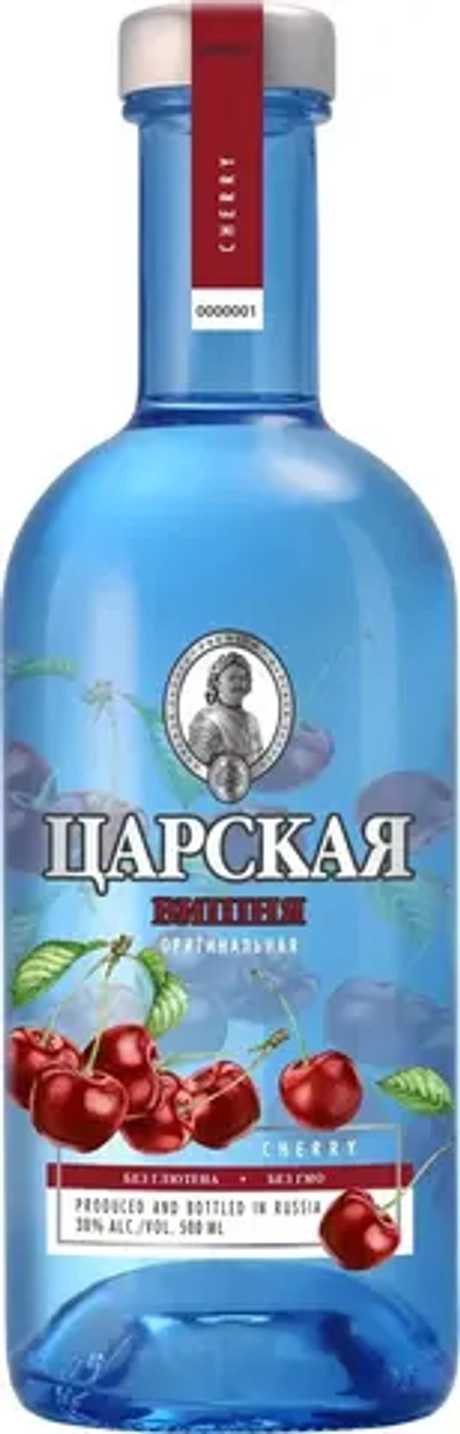 Водка Биттер Царская Оригинальная Вишня 0.5 38% Россия