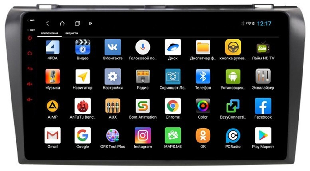 Магнитола для Mazda 3, Axela 2003-2009 - Parafar PF161XHD на Android 13, 8-ядер, 4Гб+64Гб, CarPlay, 4G SIM-слот