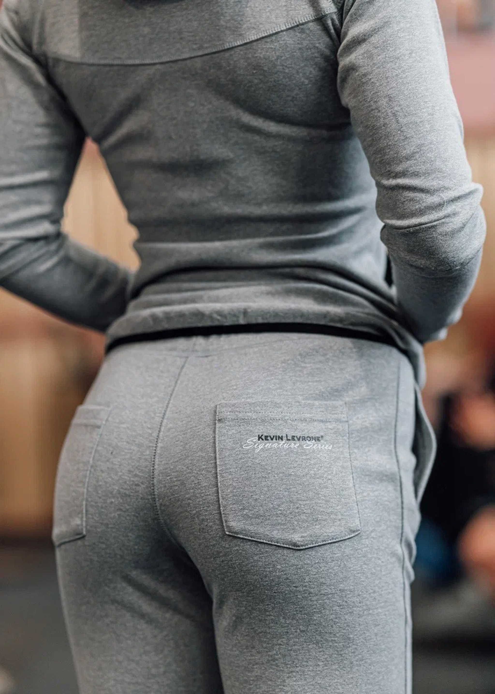 Толстовка Kevin Levrone Hoodie Jacket Melange Grey