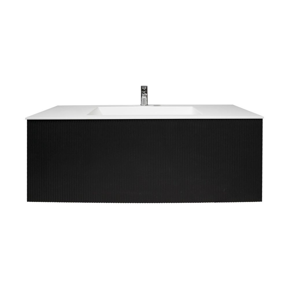 Тумба подвесная TOUCH, 100x45x45, шпон, черный, ST-TCH1000-WS-BM