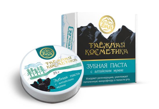 Зубная паста "С мумие", 25 гр. (Порошок)