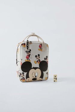 ZARA РЮКЗАК С МИККИ МАУСОМ © DISNEY, КРЕМОВЫЙ