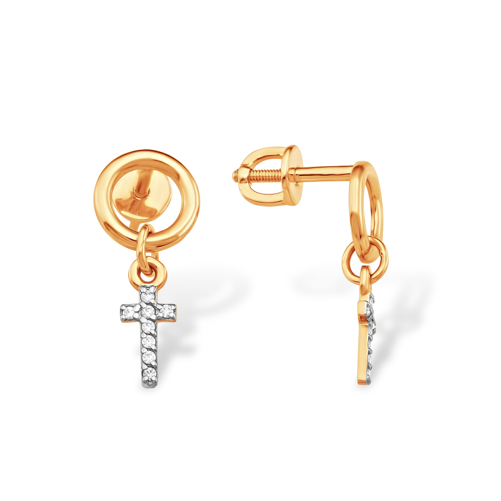 Серьги из золота 585 пробы