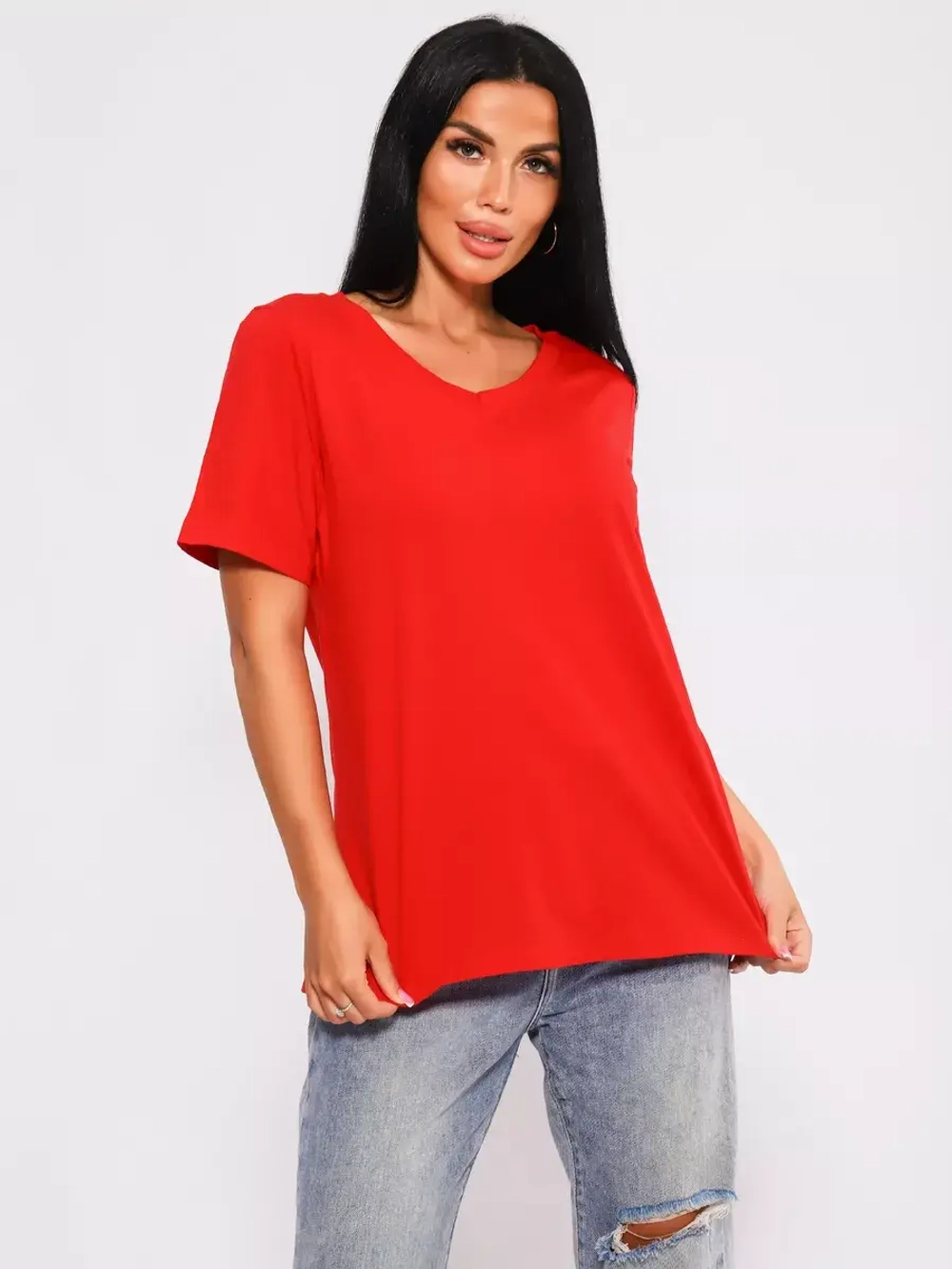 Футболка базовая большие размеры