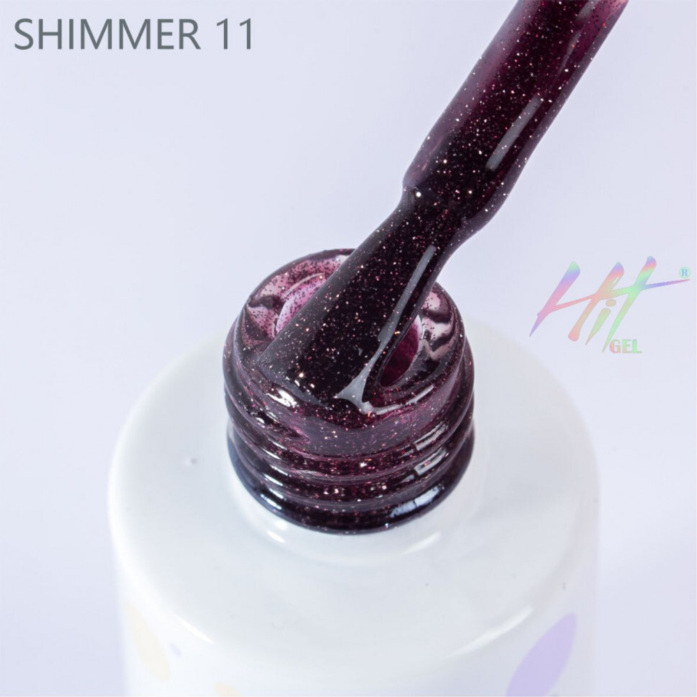 Гель-лак ТМ "HIT gel" №11 Shimmer, 9 мл