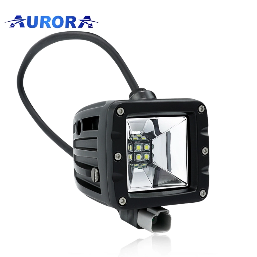 Светодиодная фара Aurora панорамный, рабочий белый свет