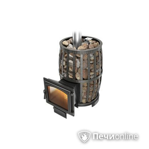 Дровяная печь-каменка Везувий Легенда Русский пар Ковка 24 (240)
