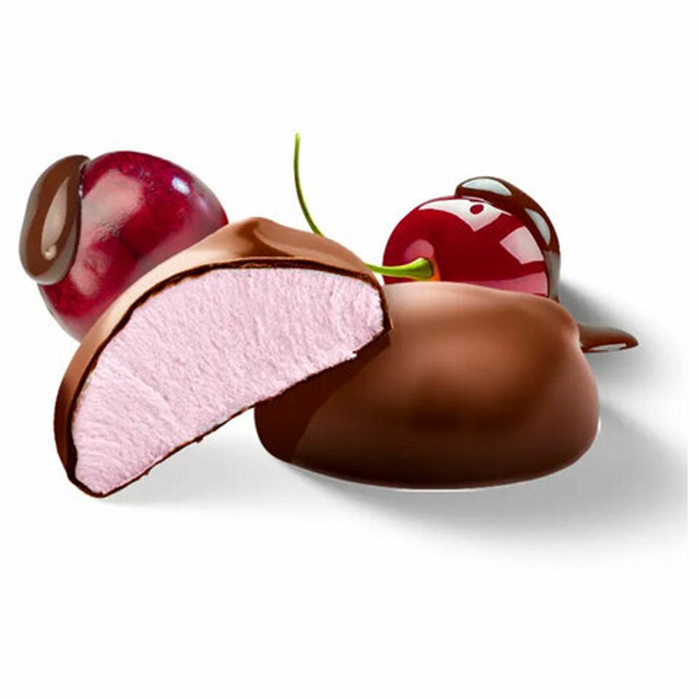 Зефир глазированный DONI ZEFIRONI со вкусом вишни, 210 г