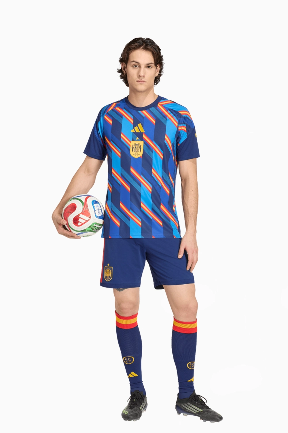 Футболка adidas Spain 2026 Pre-Match - синий
