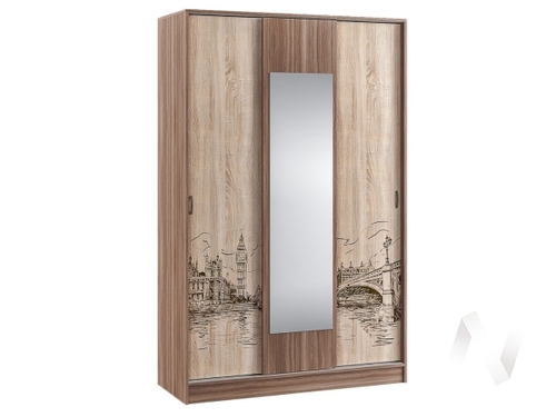 Шкаф-купе Детская Орион (ясень шимо/дуб сонома)