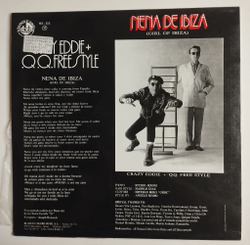 Винтажная виниловая пластинка LP Crazy Eddie Q.Q. Freestyle Nena De Ibiza (Girl Of Ibiza) (Spain 1990)