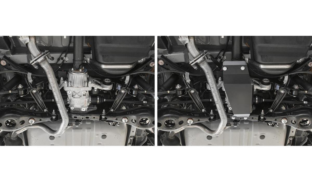 Защита редуктора Rival для Lexus NX 200/200t (V - 2.0 (150/238 л.с.)) 4WD 2014-2017/Lexus NX 300 (V - 2.0) 4WD 2017-н.в./Toyota RAV4 CA40 (V - 2.0; 2.2D; 2.5) 4WD 2012-2019, сталь 1.8 мм, с крепежом, 111.3216.1