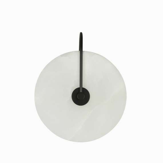 Настенный светильник Sun 28х25 см, белый мрамок