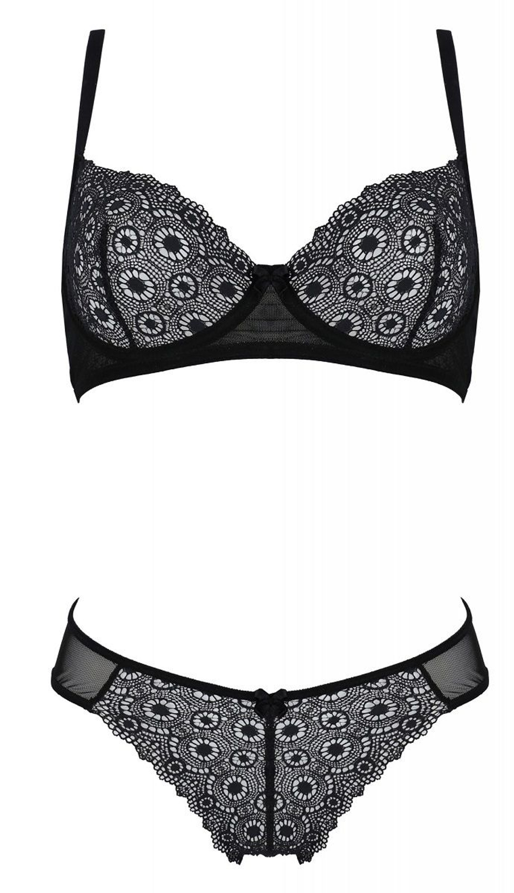 Оригинальный комплект белья Zinnia (Размер: XXL-XXXL) (Цвет: черный)