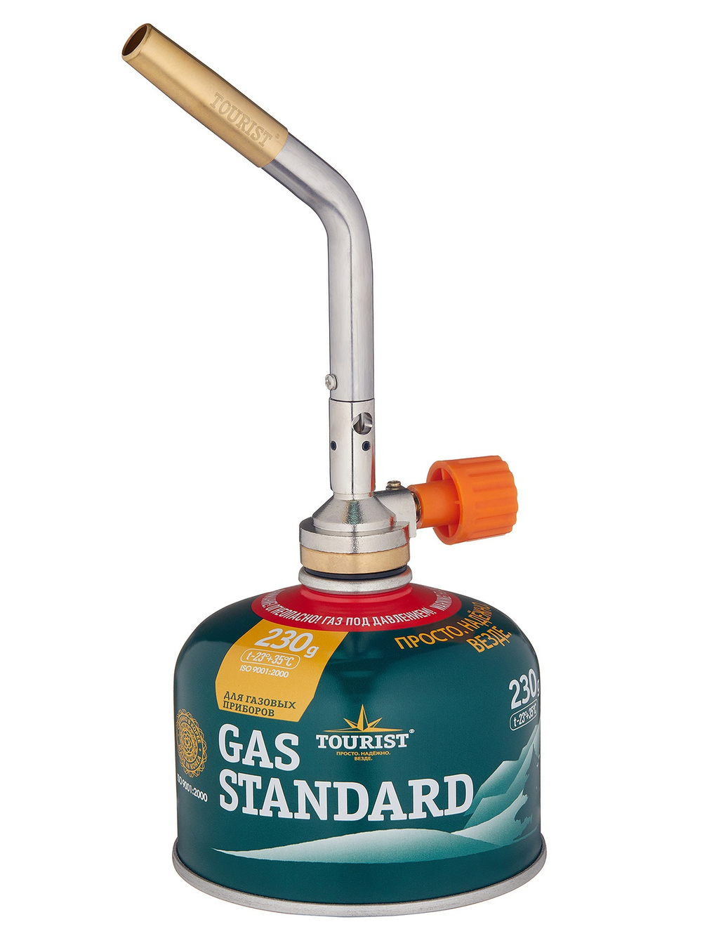 Резак газовый TOURIST WELDER с соплом паяльного типа, на резьбовой баллон