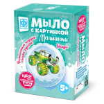 Мыло с картинкой "Машинки Квадро" зеленый (Фантазер)