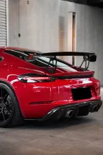 Карбоновый спойлер в стиле GT4 для Porsche Cayman/Boxster 718 982 Порше