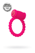 Эрекционное кольцо на пенис TOYFA A-Toys Nevy, силикон, розовый, Ø 2,5 см