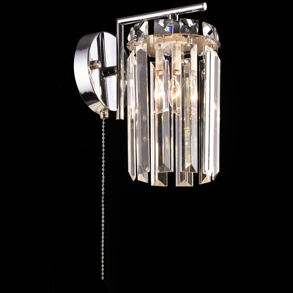 Citilux AXIS CL313411 Бра хрустальное с выключателем Хром