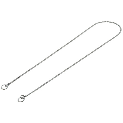 V.I.PET Цепочка-кобра рывковая тонкая 1,4 мм, хром, 70 см