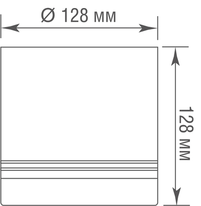 Накладной светодиодный светильник, 23 Вт