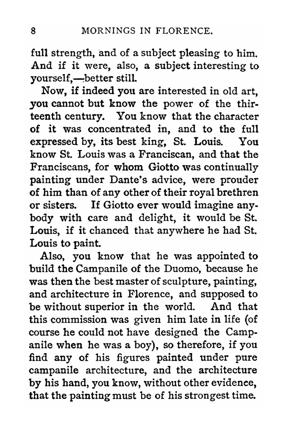 Mornings in Florence | John Ruskin