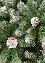 Большая елка с шишками «Снежная королева» (Пвх) 3 м