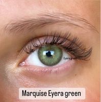 Зеленые цветные линзы для светлых и тёмных глаз / Marquise Eyera green / На 12 месяцев