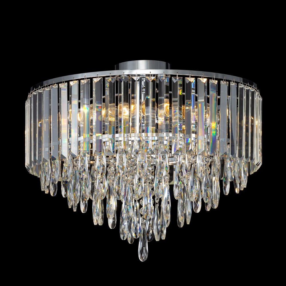 Citilux LEONNA CL320181 Люстра хрустальная Хром