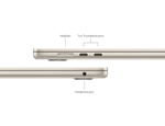Ноутбук Apple MacBook Air 15" MQKU3 (M2 8-Core, GPU 10-Core, 8GB, 256GB) (Сияющая звезда | Starlight)