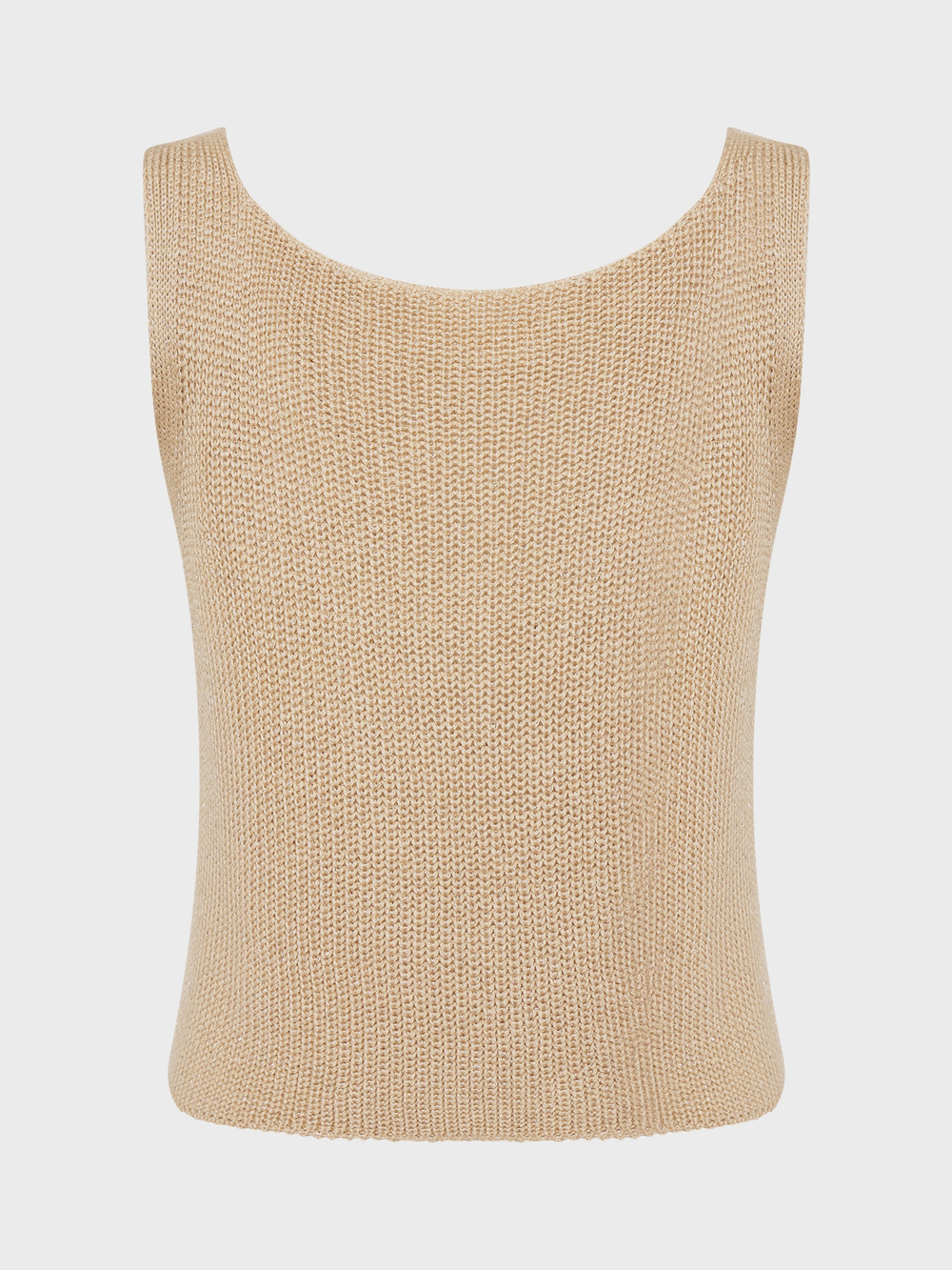 Жилет вязанный с люрексом