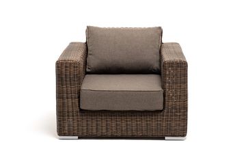 "Боно" кресло из искусственного ротанга, цвет коричневый