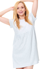 Хлопковая сорочка свободного силуэта (Размер: XL) (Цвет: светло-серый)