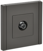 FORTE&PIANO Розетка TV проходная FP329 серый IEK