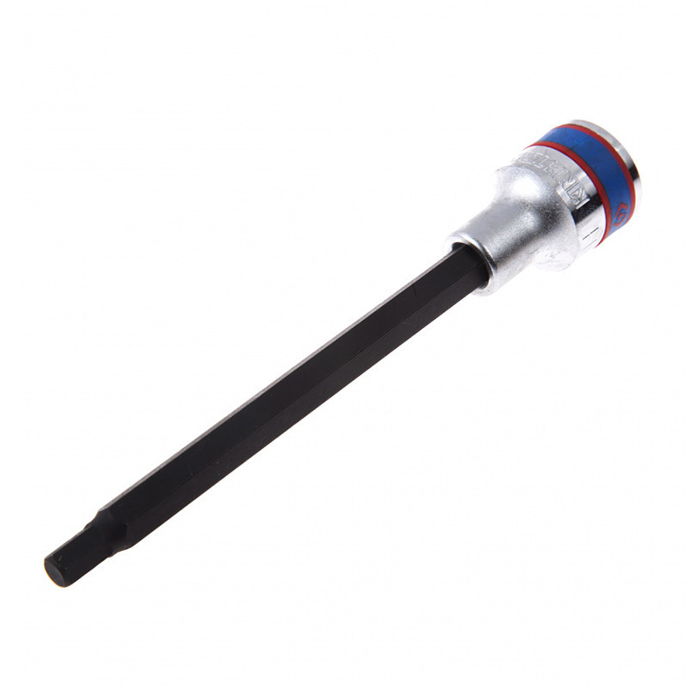 KING TONY (40D508) Насадка (бита) торцевая 1/2", L = 140 мм, HEX, 8 мм