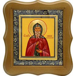 Савва Московский Преподобный. Икона на холсте.