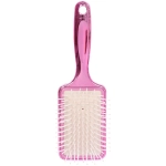 Расческа массажная зеркальная «Animals», принт девушки, микс 4 цвета, 7*23.5см, (блистер Ultramarine)