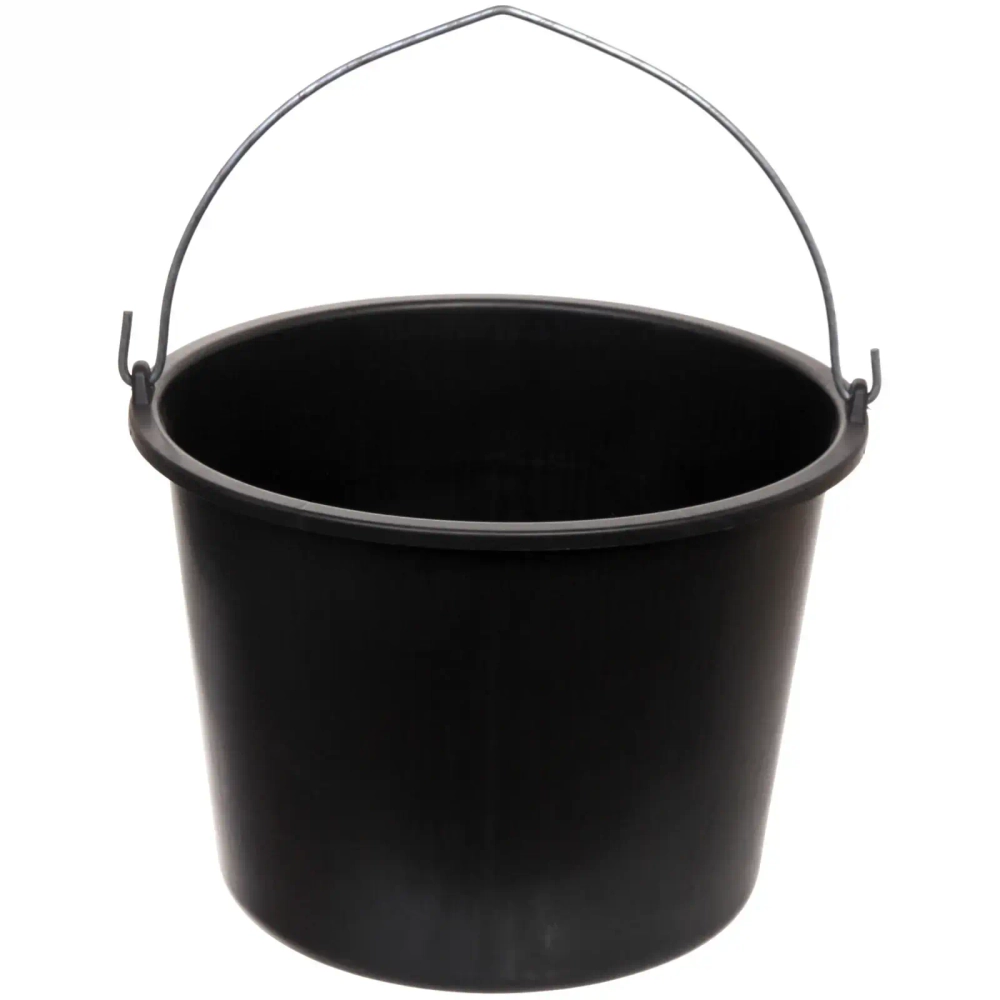 Ведро строительное круглое 16 л с металлической ручкой