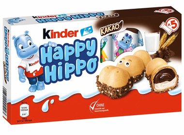Киндер  хаппи-хиппо Шоколадный Германия