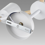 8097/6C MODERNI LN25 269 белый/белый металл, дерево/металл Люстра потолочная Е27 6*60W 220V ROSALINA