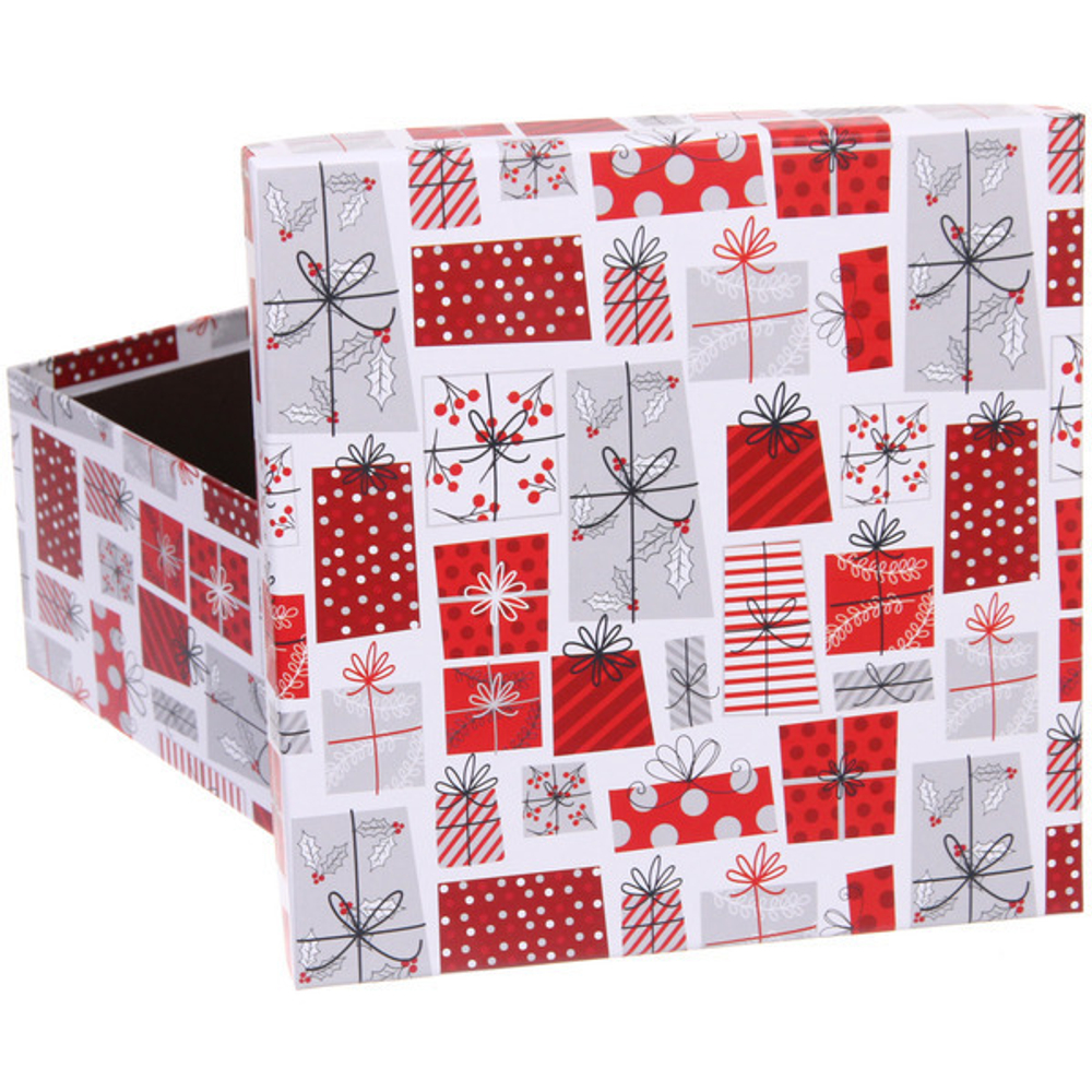 Коробка подарочная «Праздник» 19,5*19,5*9,5 см
