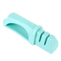 Ножеточка 2 уровня заточки 4*5*18см. (точильный камень, керамика, полипропилен)