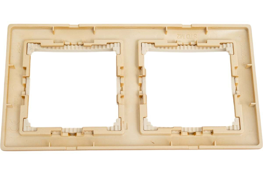 Рамка 2 поста матовое золото Valena Classic LEGRAND