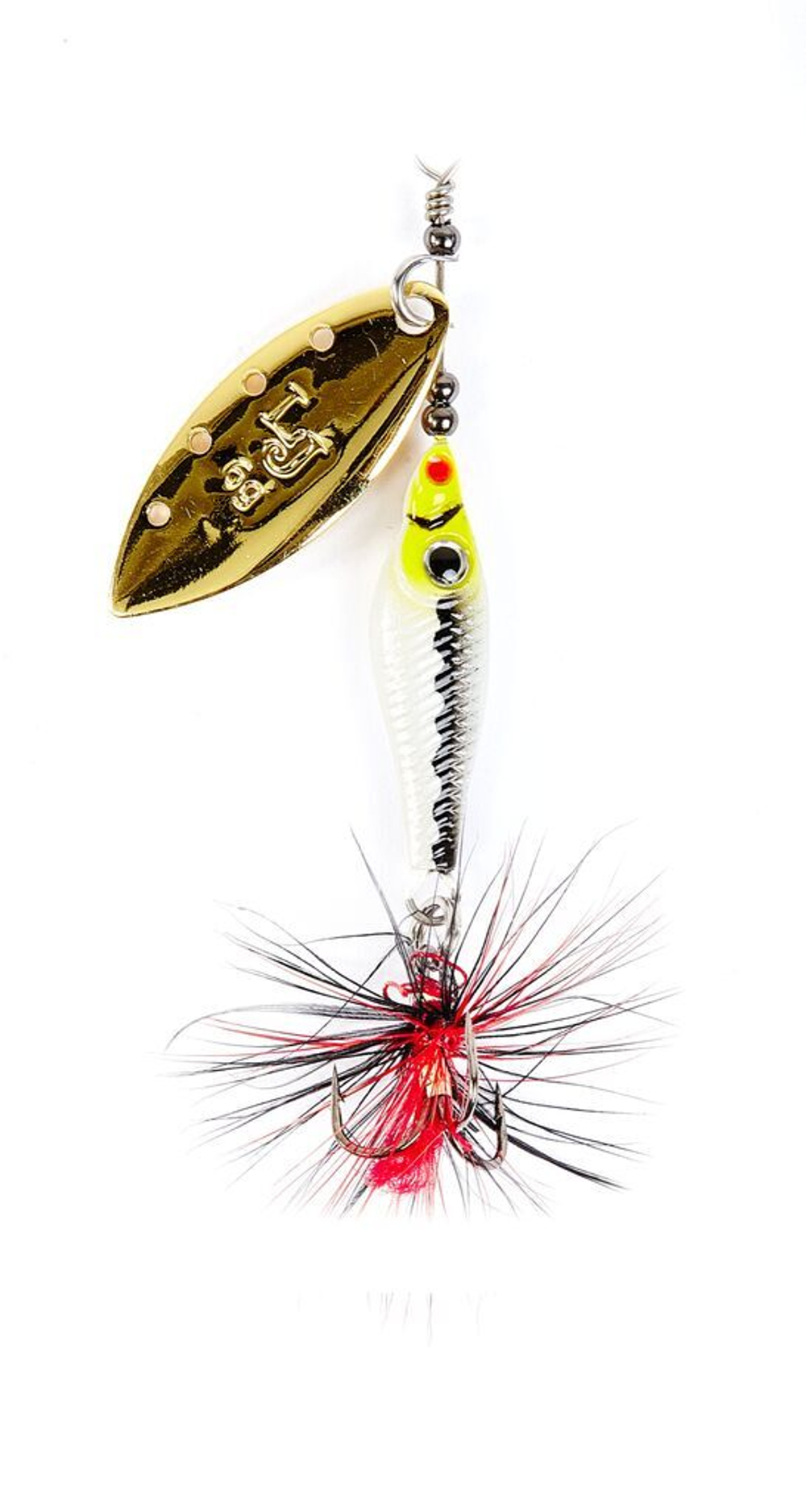 Блесна вращающаяся Lucky John TRIAN BLADE LONG 06.0г 004